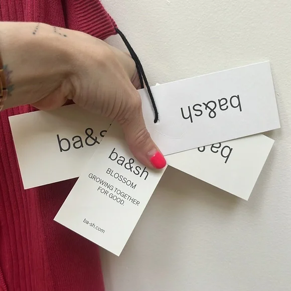 NWT BA&SH chaeri organic cotton dress - Picture 7 of 12